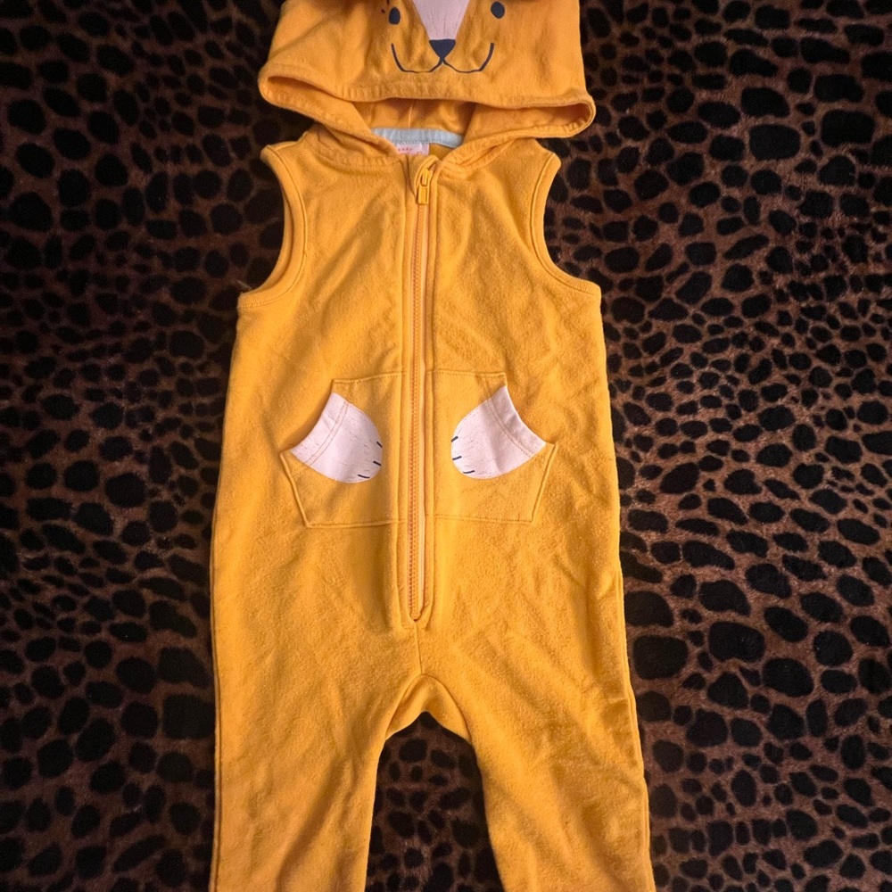 Cat & Jack Yellow Lion Bodysuit